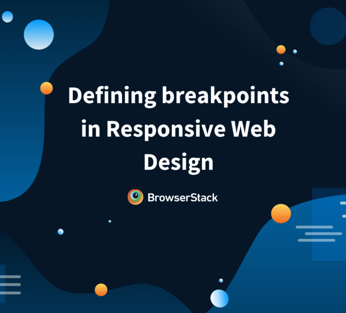 Responsive web design breakpoints