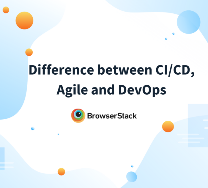 Differences between CI/CD, Agile and DevOps