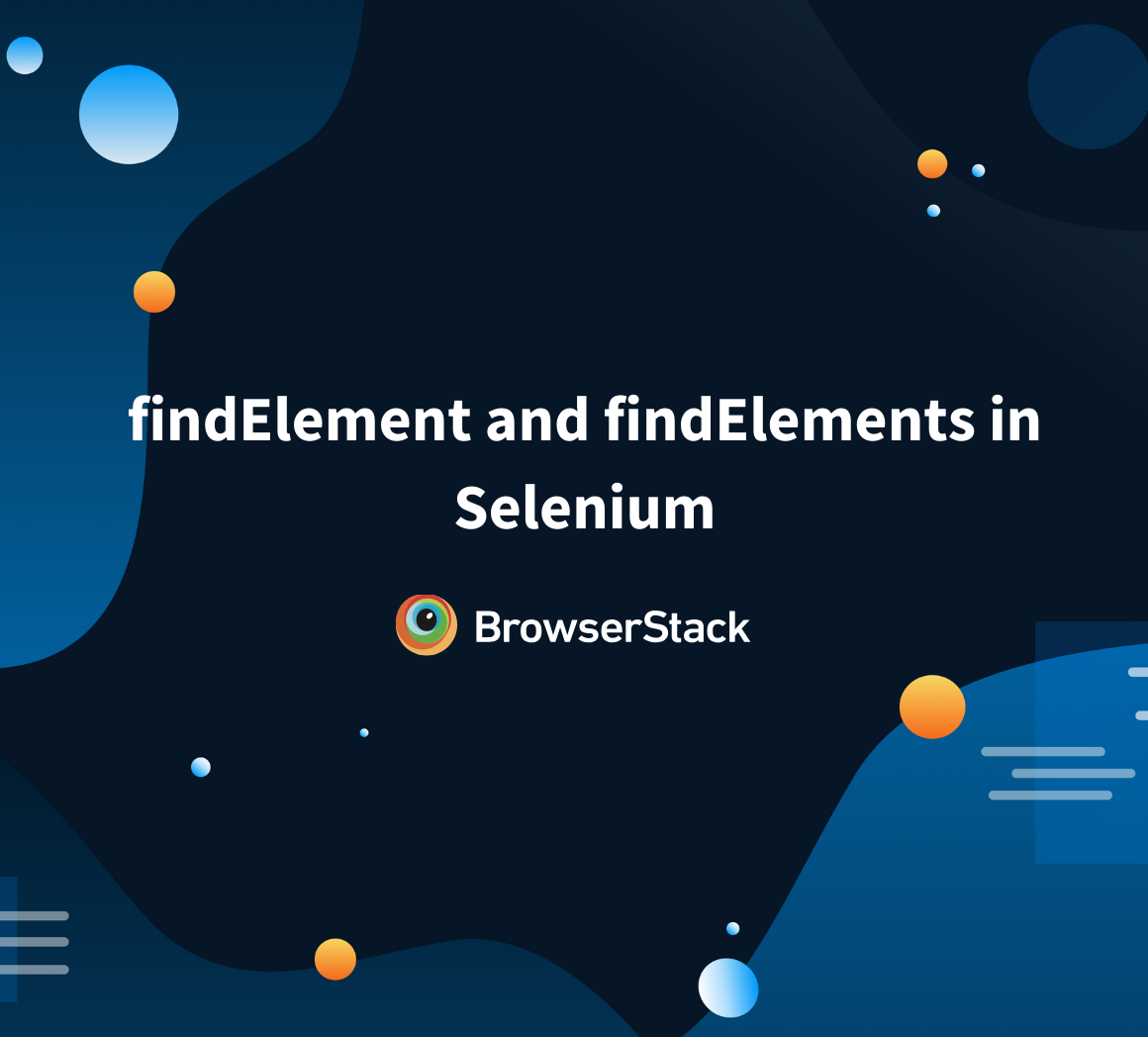 Find Element in Selenium