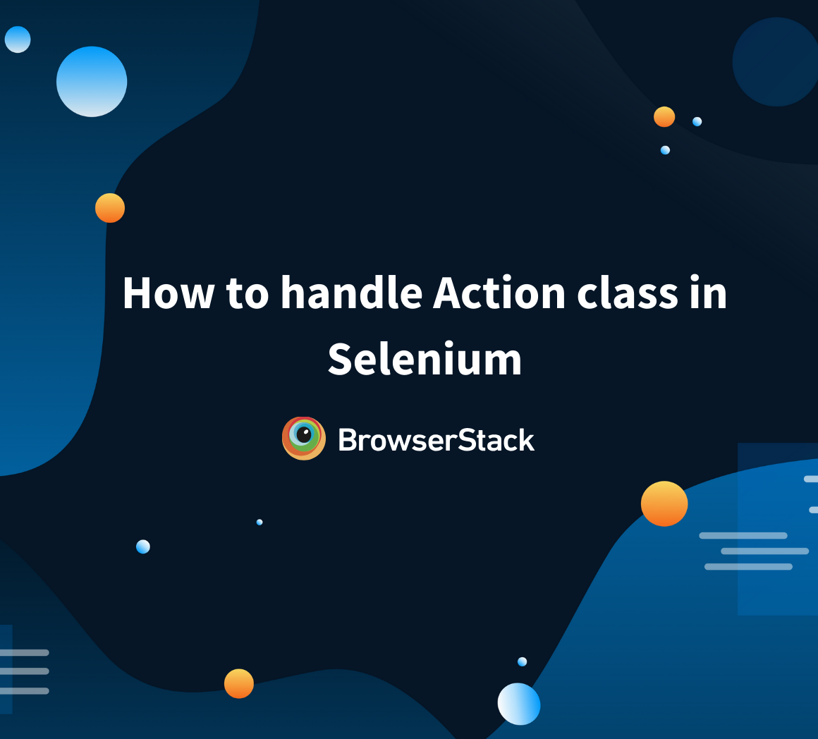 Action Class in Selenium