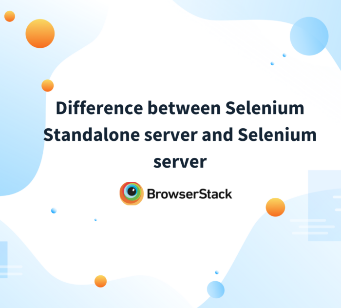 Difference between Selenium Standalone server and Selenium server