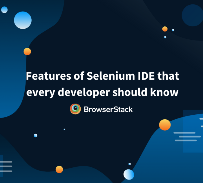 Top features of Selenium IDE