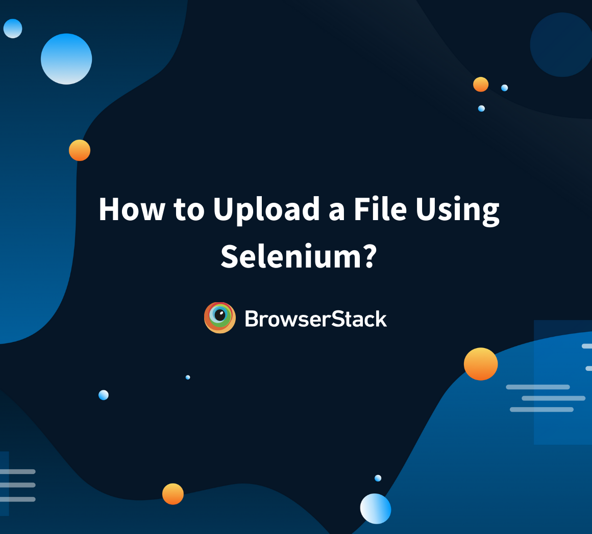 How to upload a file in Selenium