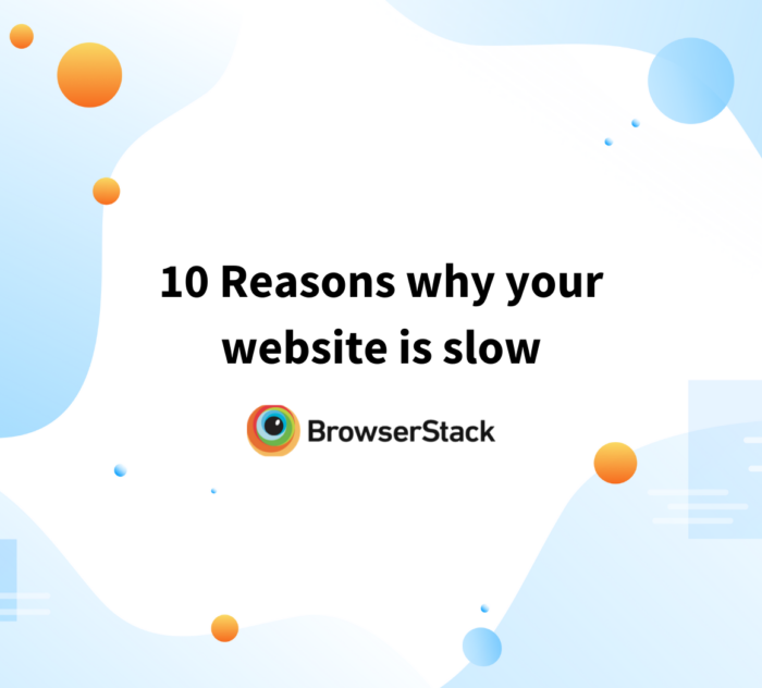 Reasons for your slow website