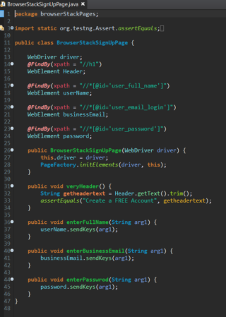 Page Object Model and Page Factory in Selenium | BrowserStack