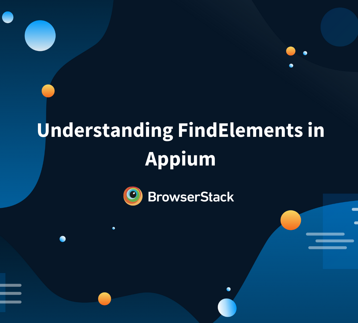 findelement and findelements in Appium