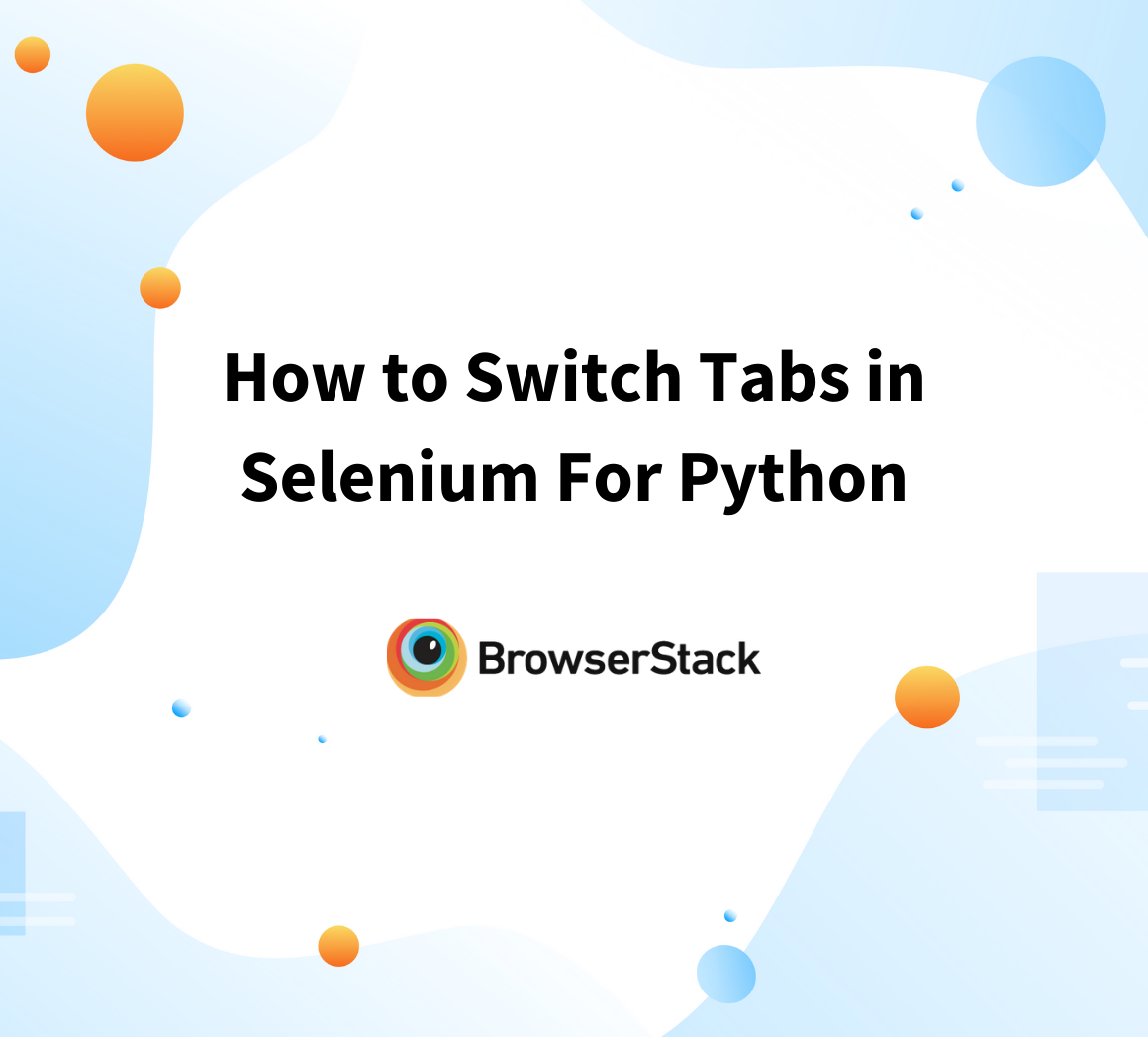 How to switch tabs in Selenium for Python