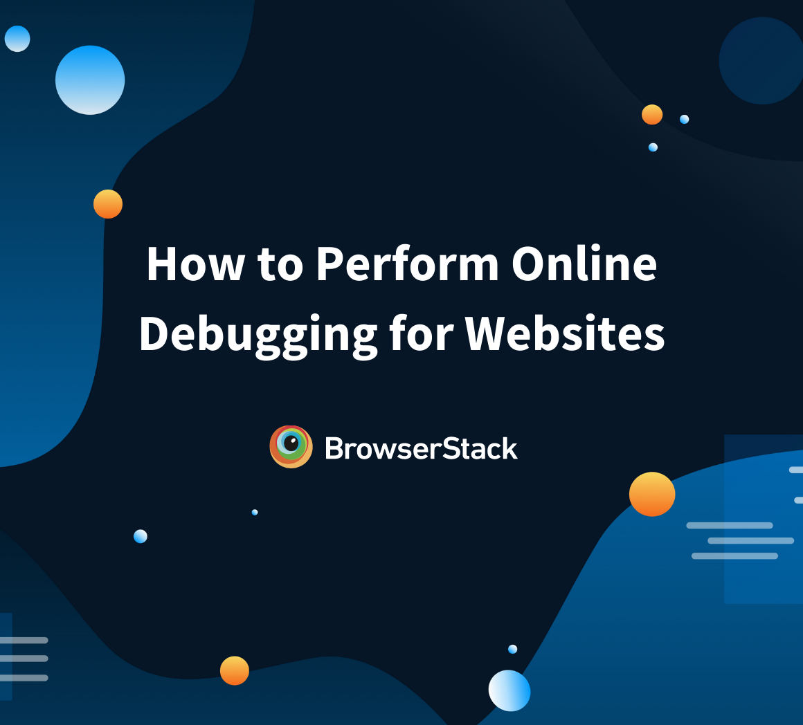 How to perform online debugging for websites