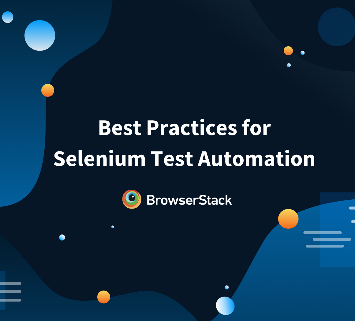 selenium best practices