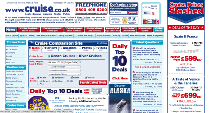 Cluttered Website Navigation is example of web design mistakes