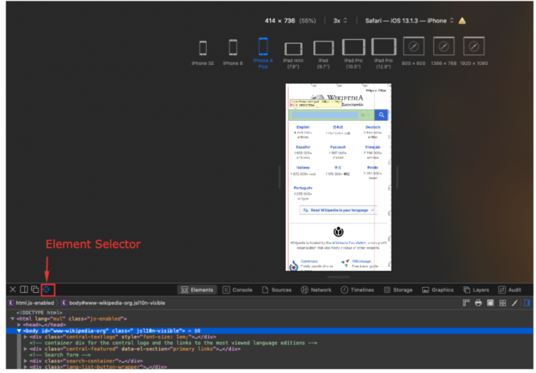 How to use Safari Devtools for mobile view of website BrwserStack