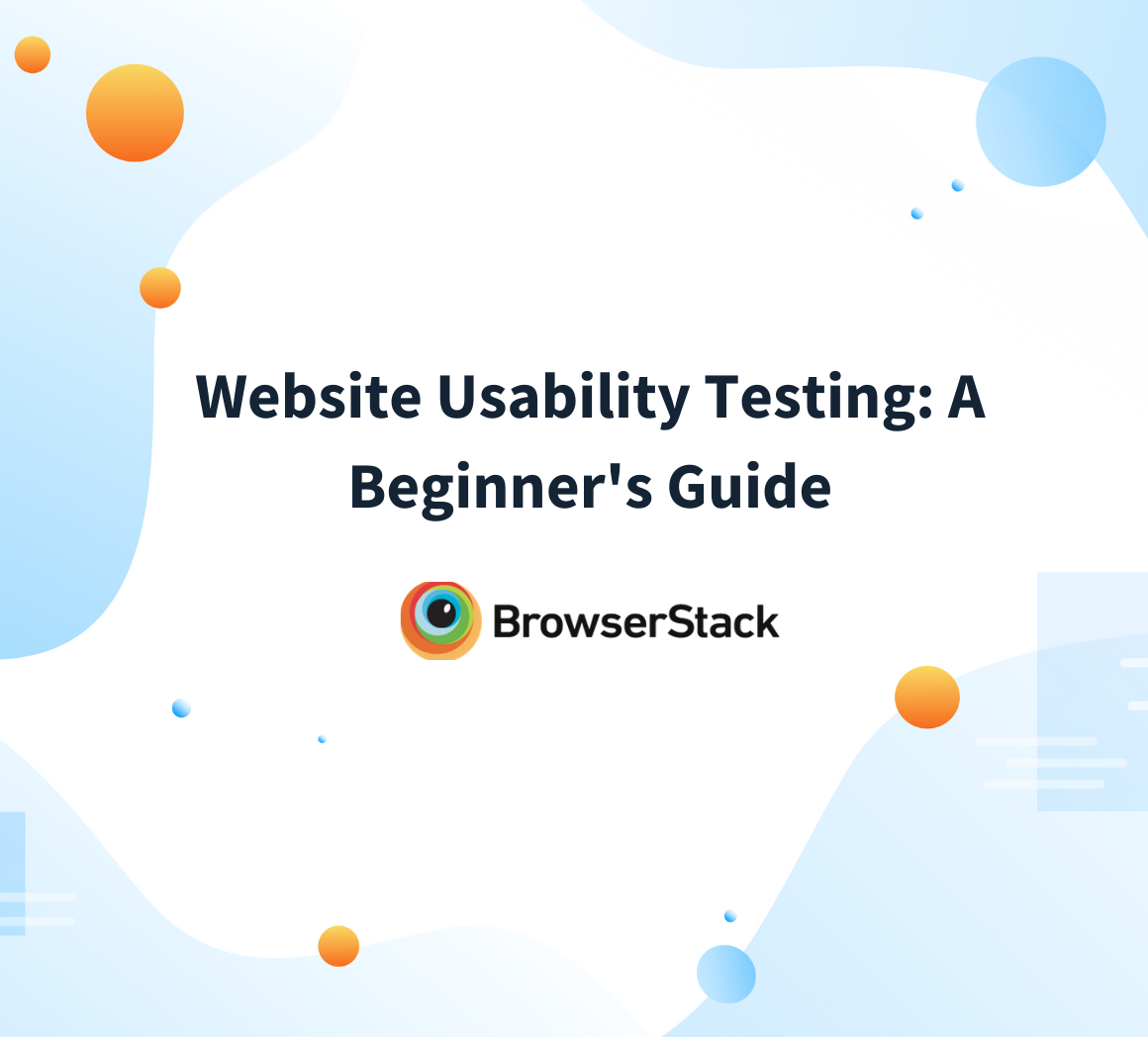 Website Usability Testing 101
