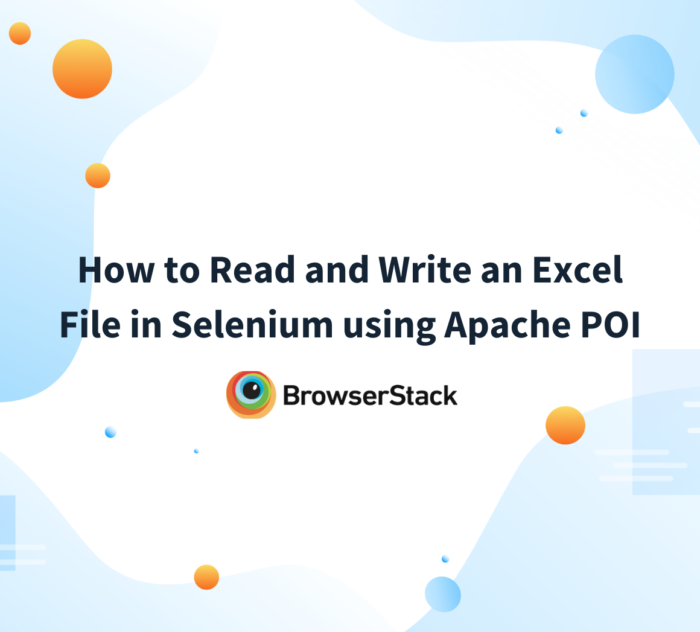 Read and Write Excel in Selenium