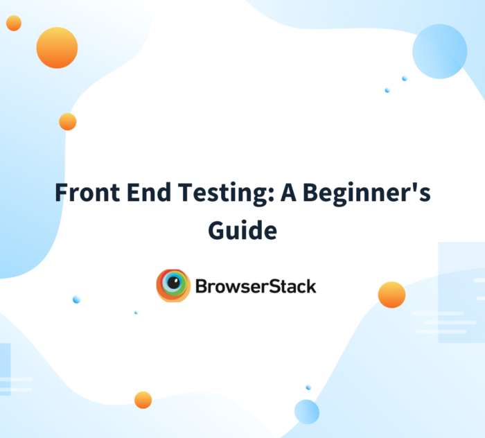 How to start with Front End Testing