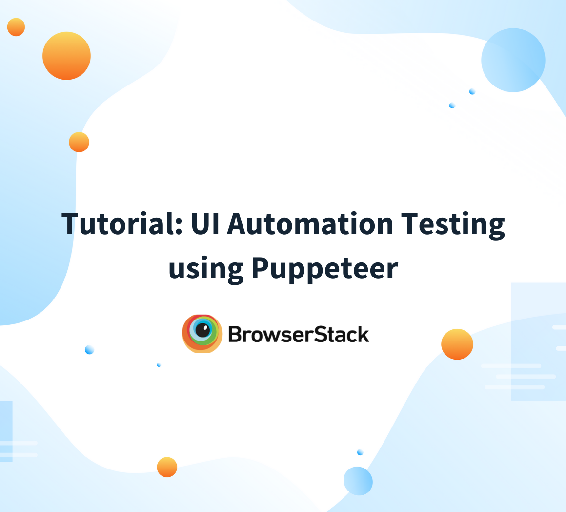 How to run automated UI tests with Puppeteer