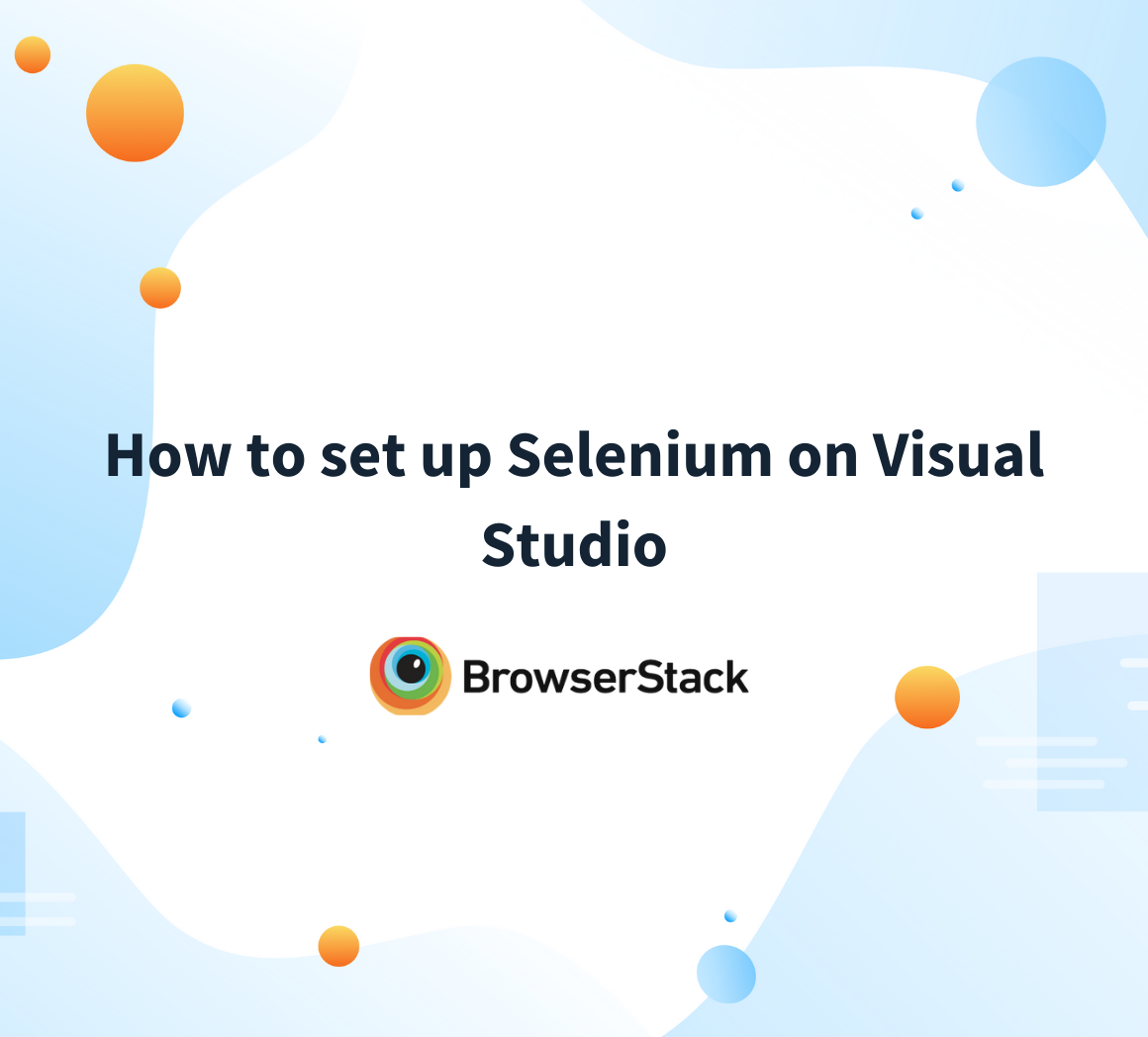 Selenium Set up on Visual Studio