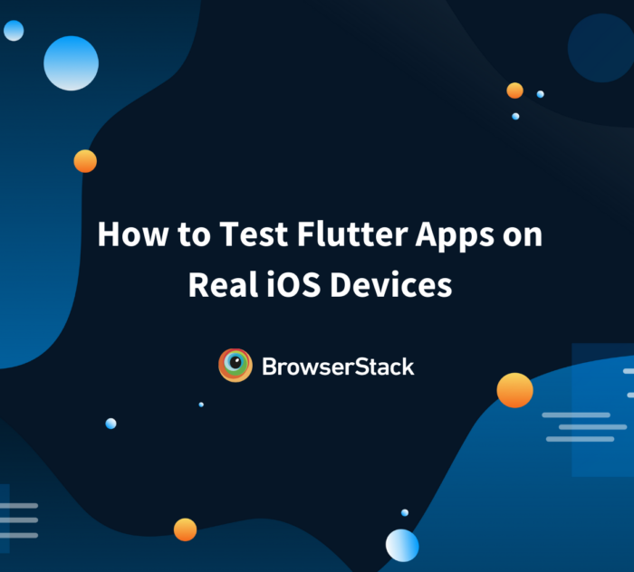 Flutter App Testing on iOS