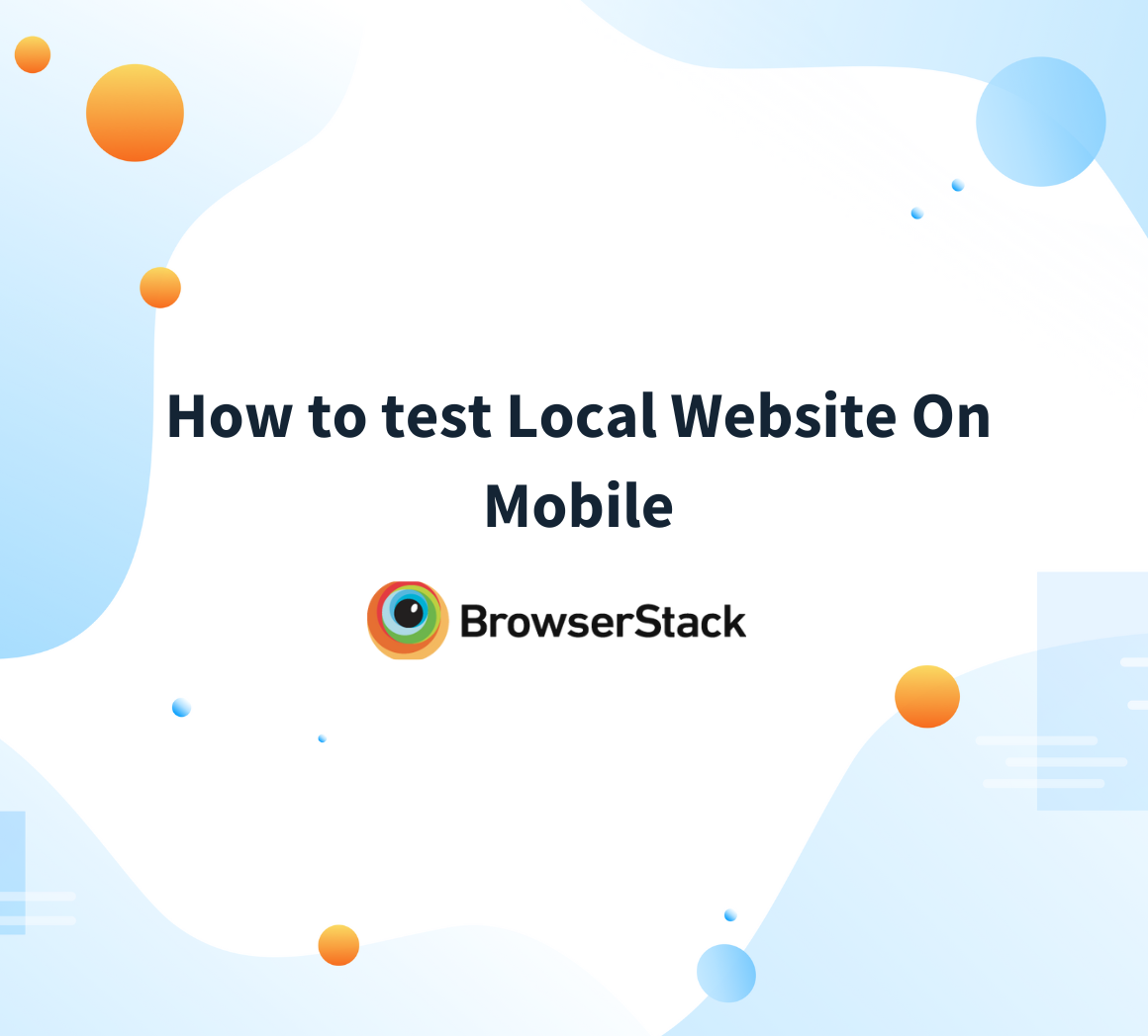 Test Local Websites on Mobile Devices