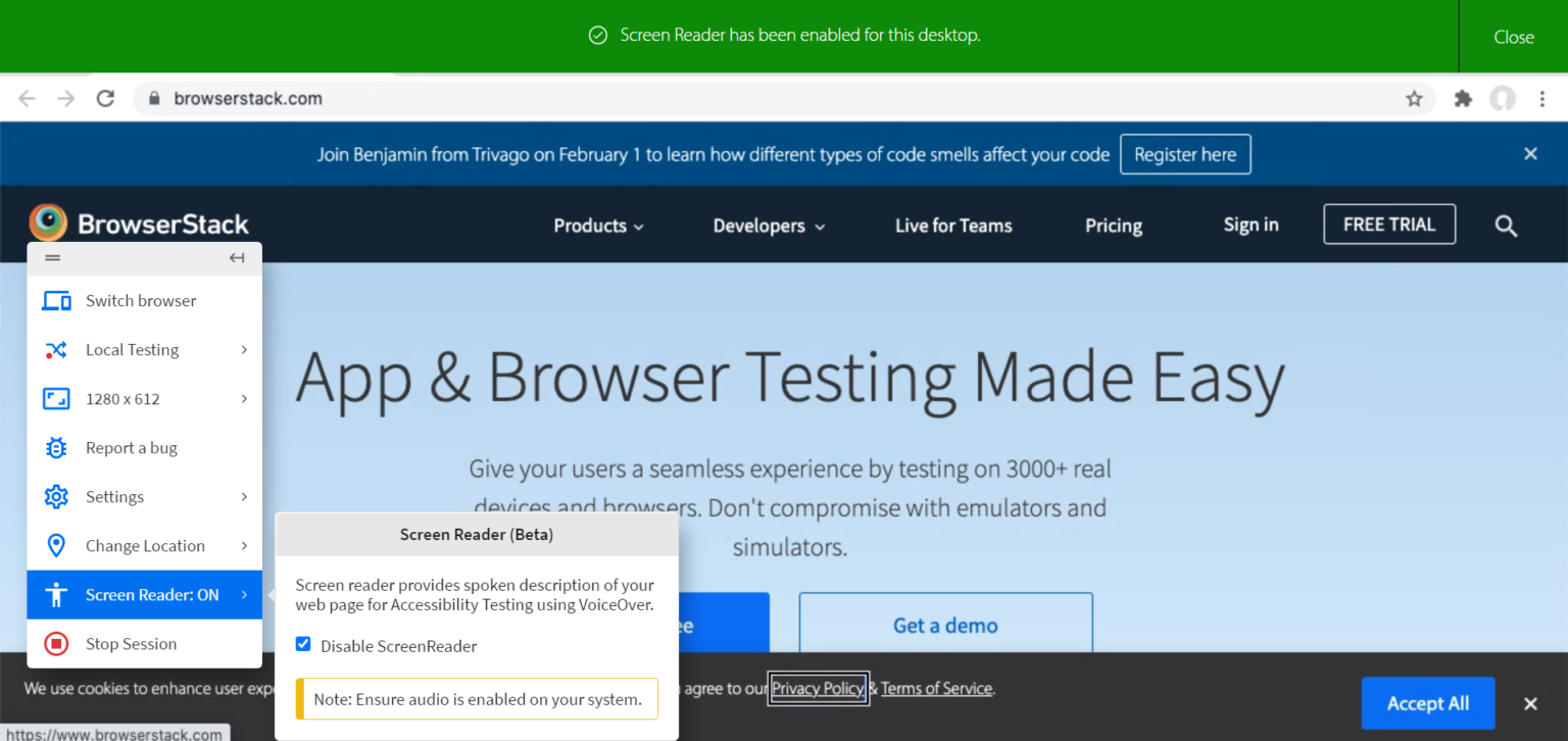 How To Test Websites With Screen Readers | BrowserStack