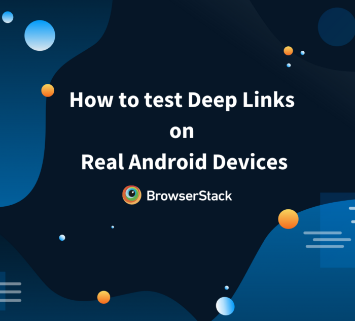 How to test deep links on real android devices