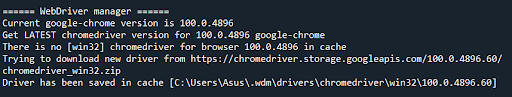 Download WebDrivers for Browsers using WebDriver Manager