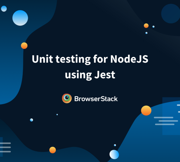 Unit testing for NodeJS using Jest