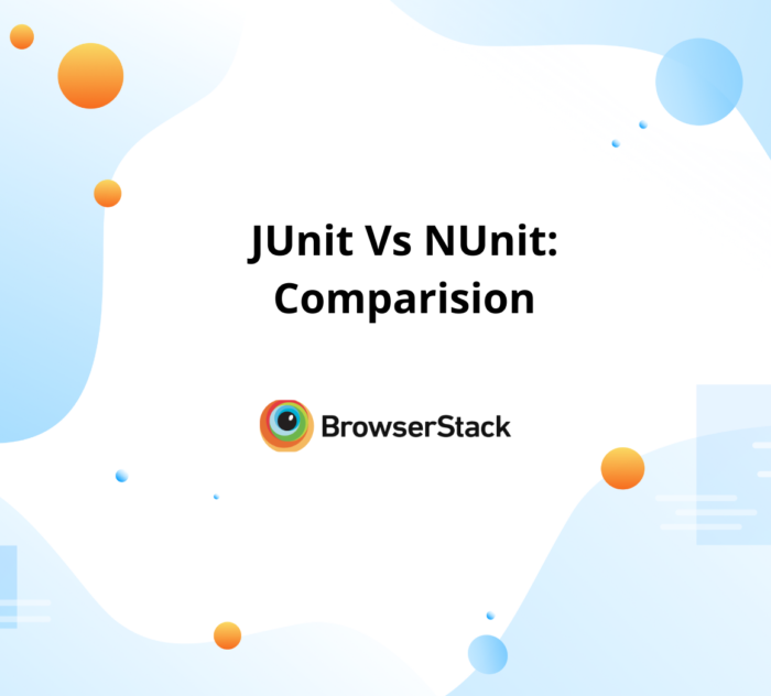 Junit vs Nunit Comparison