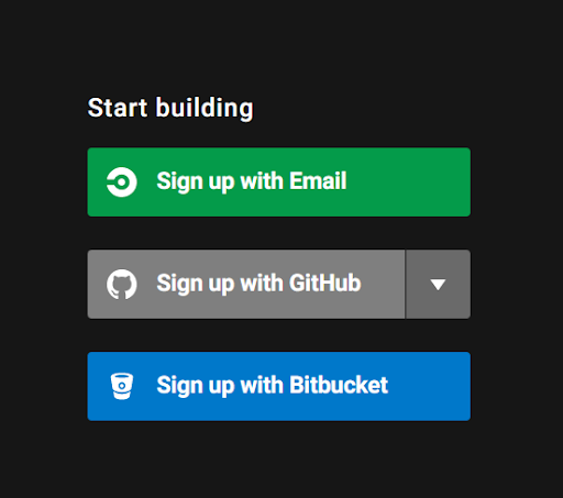 Signup on CircleCI using GitHub
