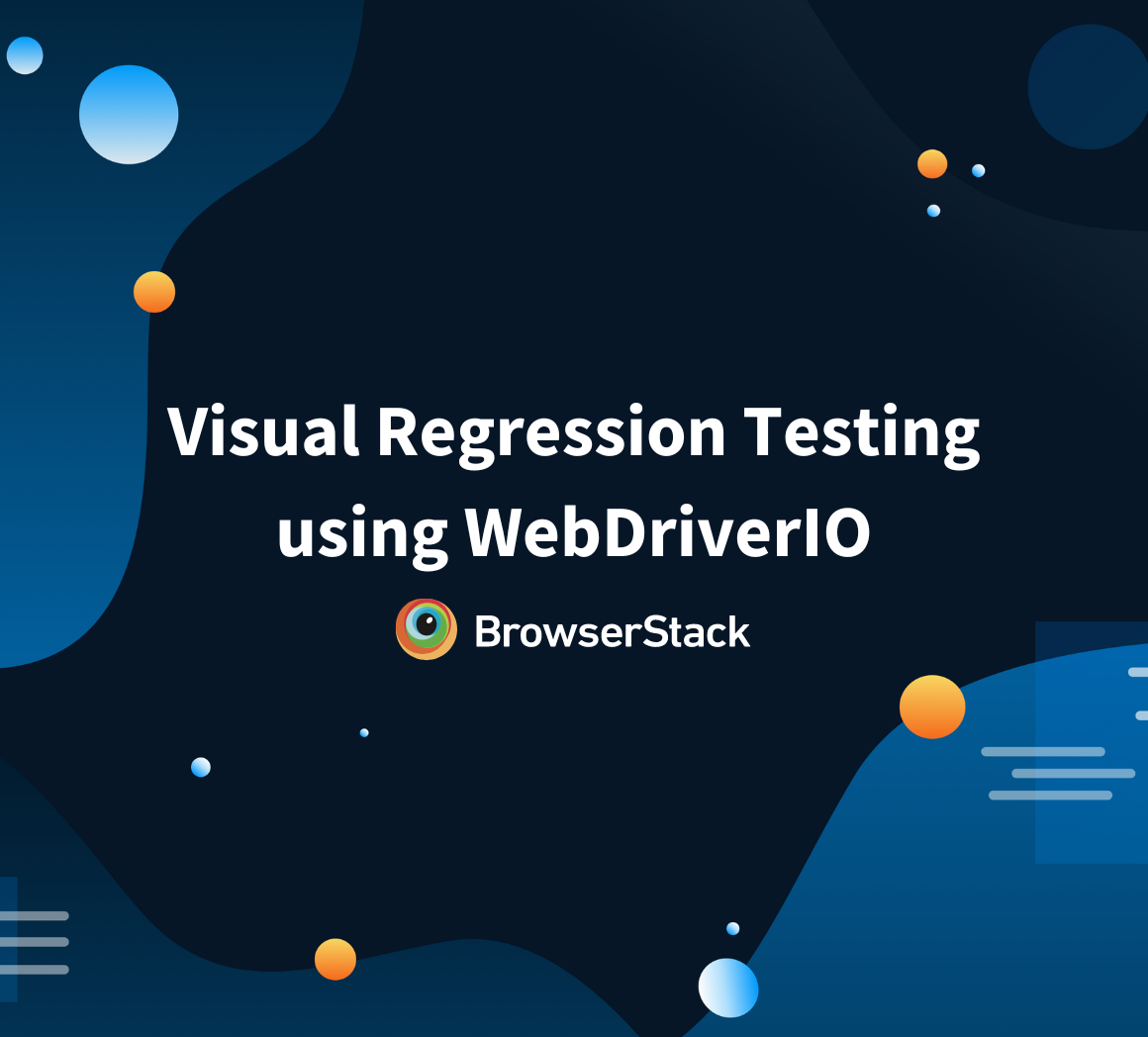 Visual Regression Testing using WebDriverIO
