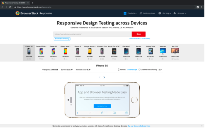 Responsive testing - QA Checklist