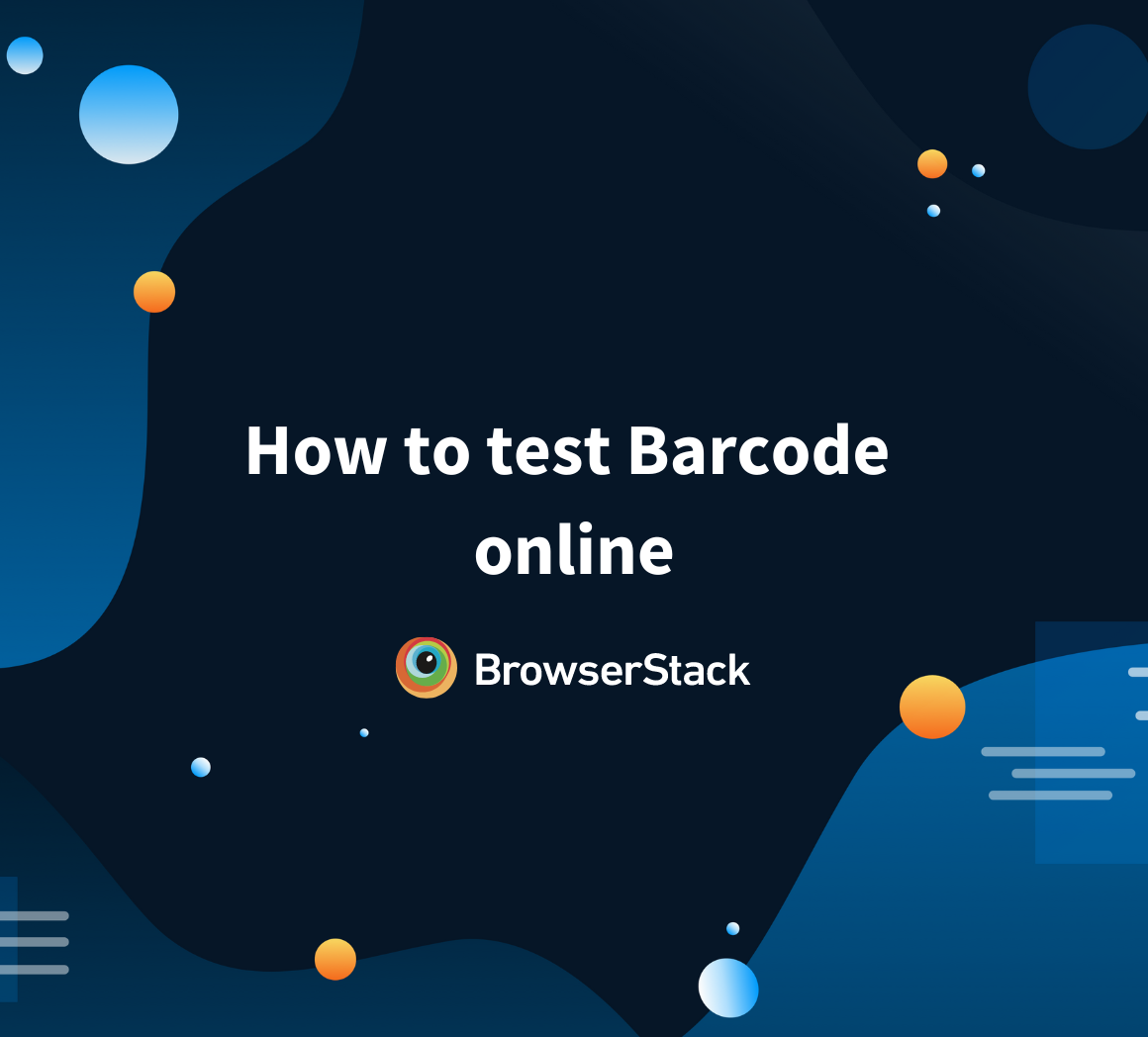 How to test Barcode online