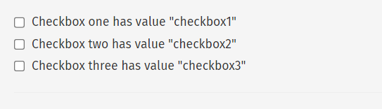 Checkbox HTML Code