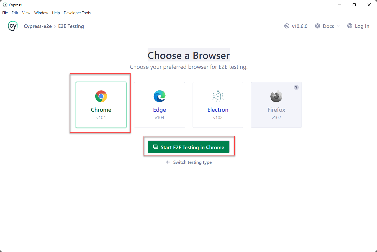 Choose Browser