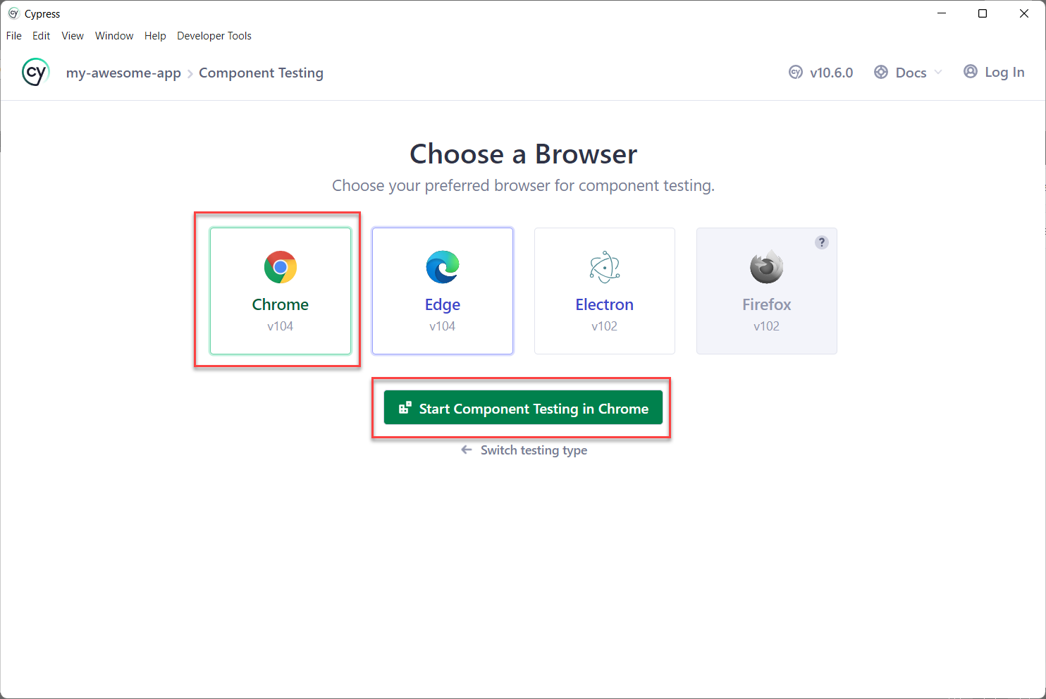 Select Browser