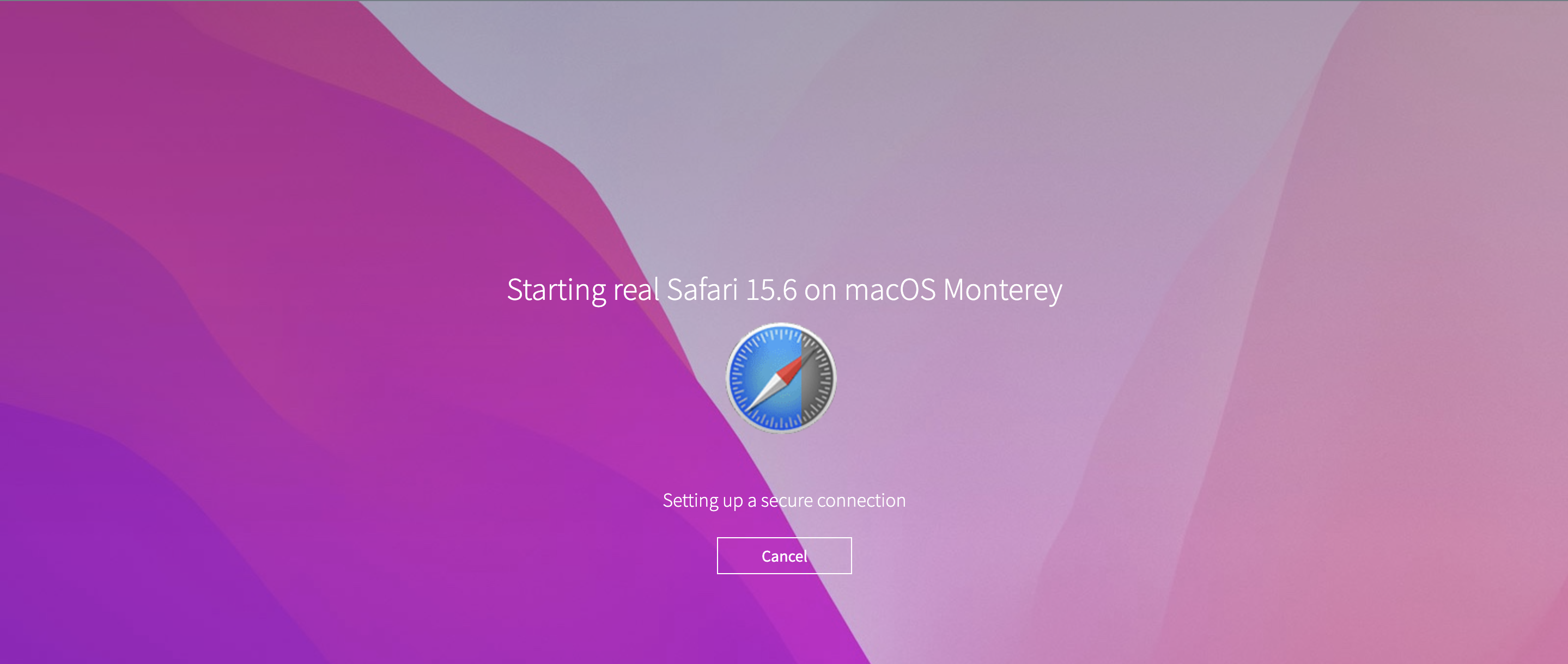 5 Loading Safari Browser for HTML5 Testing 5 Loading Safari Browser for HTML5 Testing