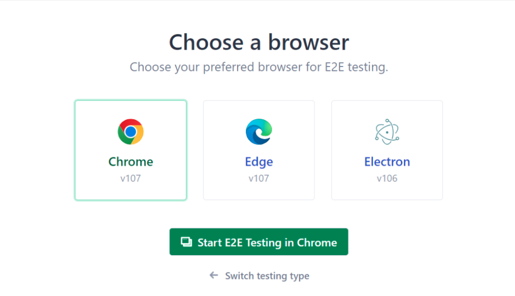 Choose a Browser