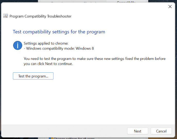 Test Chrome Compatibility Mode on Windows 