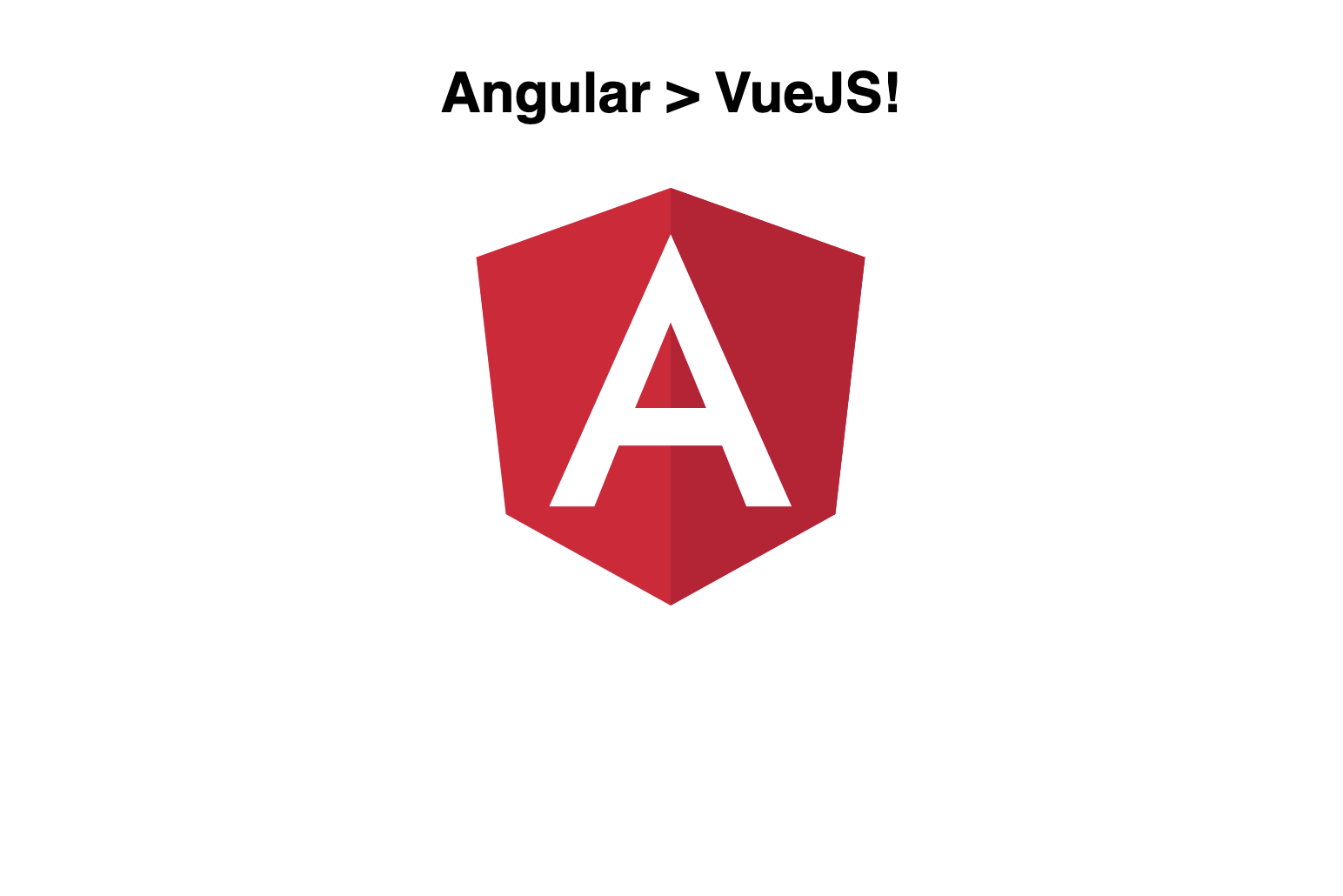 Building App in Angular vs Vue JS