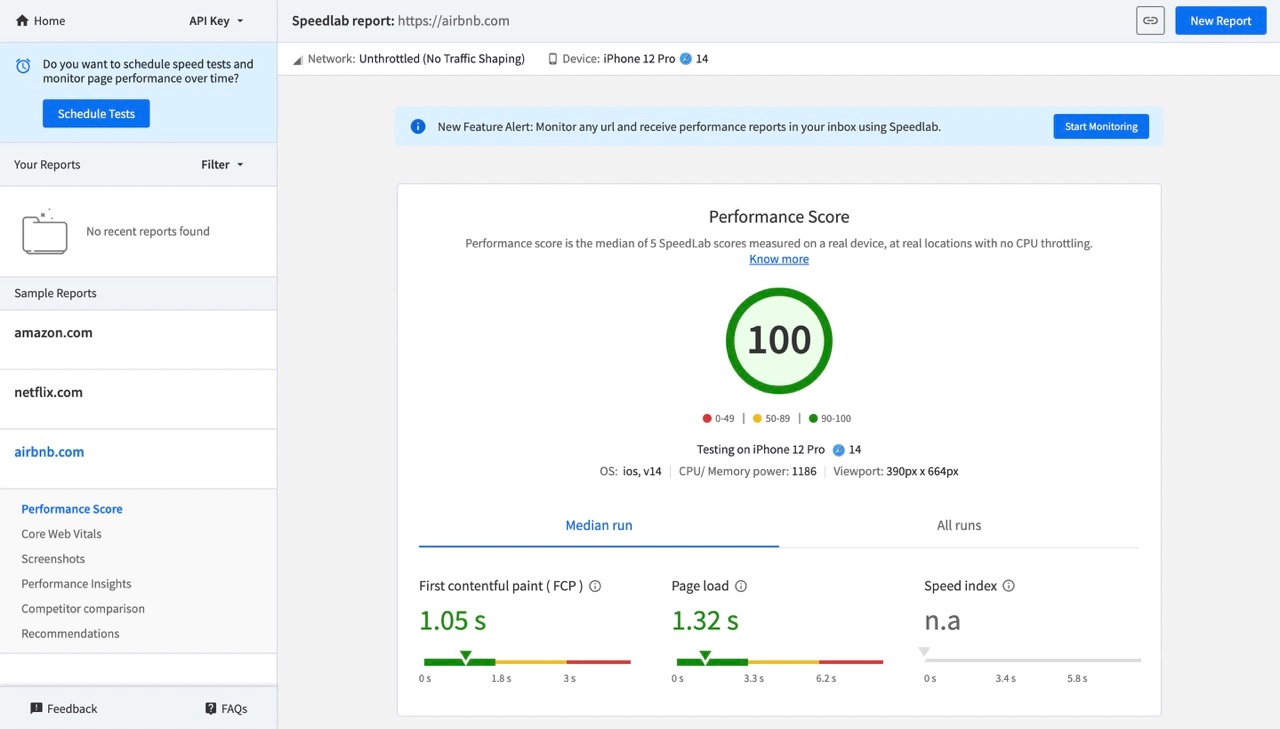 Performance Measurement using BrowserStack Speed Lab