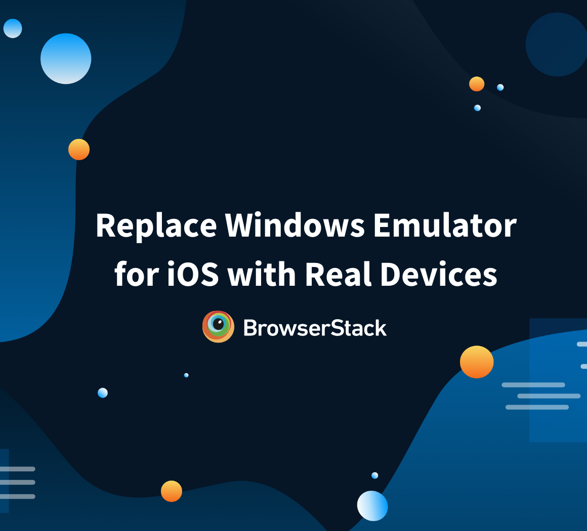 Replace Windows Emulator for iOS with Real Devices