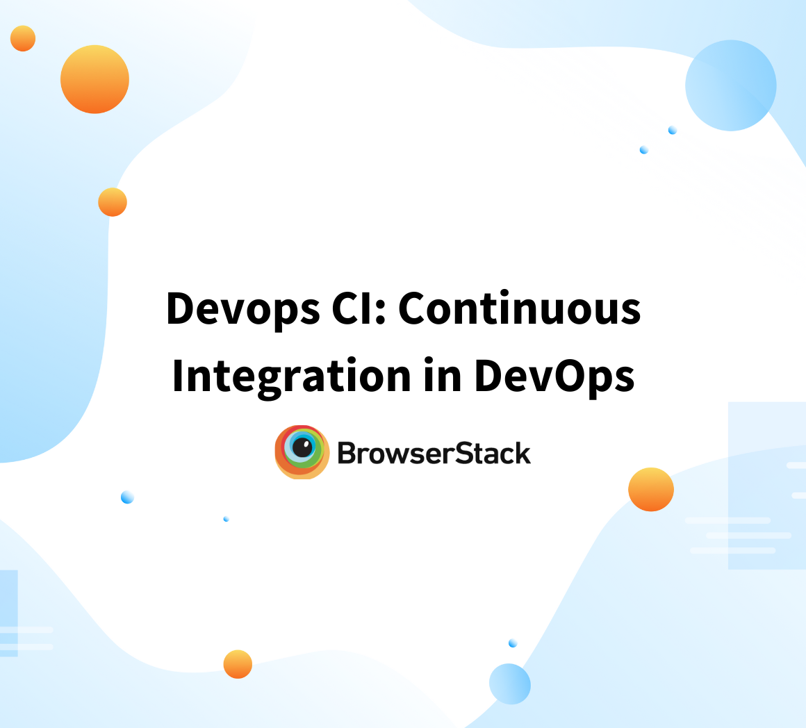 Devops CI Continuous Integration in DevOps