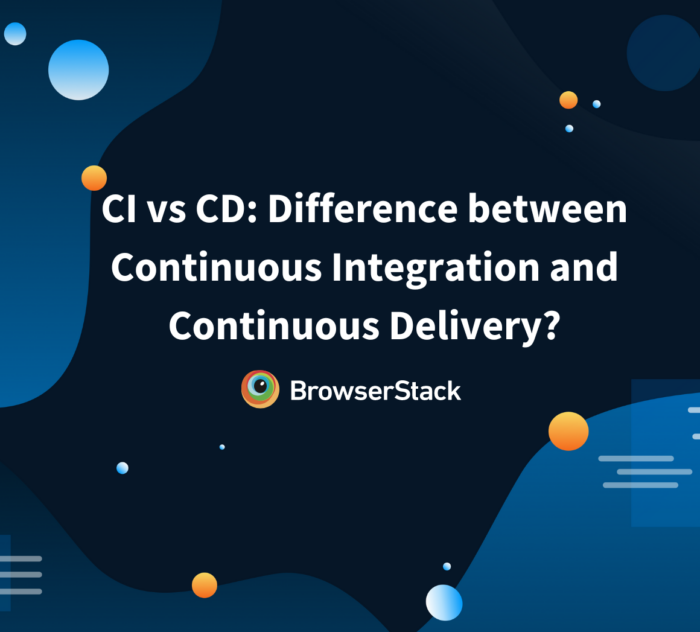 CI vs CD Difference between Continuous Integration and Continuous Delivery
