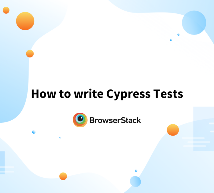 How to write Cypress Tests