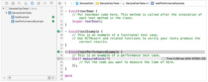 Xcode test coverage report 