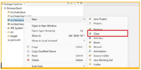 Creating New Class File in Maven Project for Java DevOps