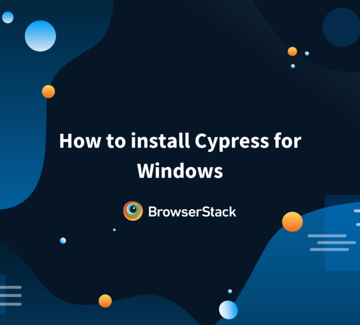 How to install Cypress for Windows
