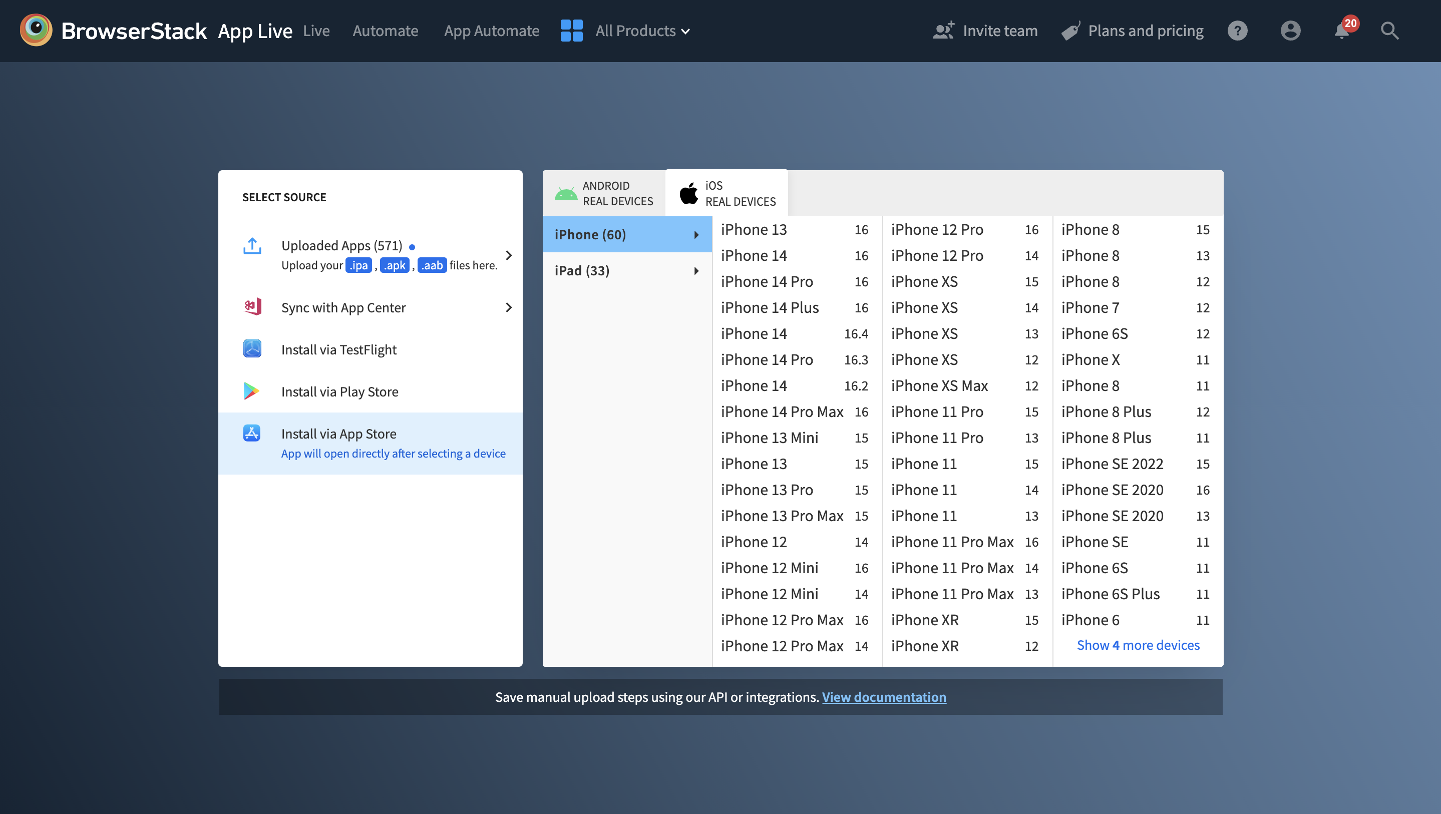 Test on Real Device Cloud to maintain coding best practices