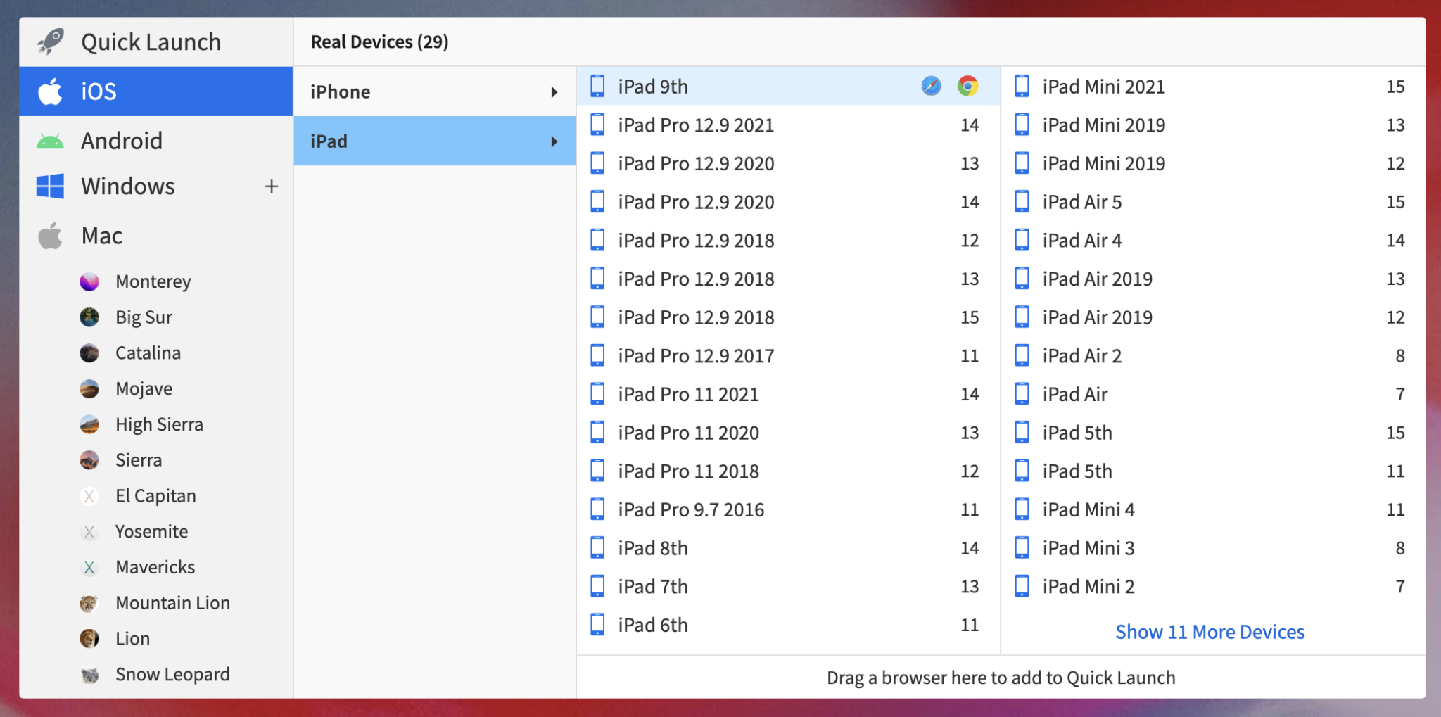Using Xcode iOS Simulator for Responsive Testing | BrowserStack