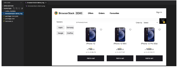 Browserstack demo
