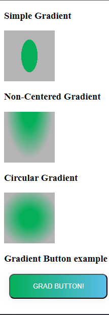 Radial gradient